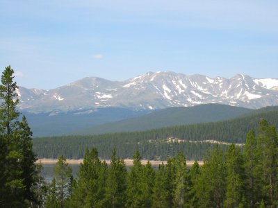 Mountain & valley backview.